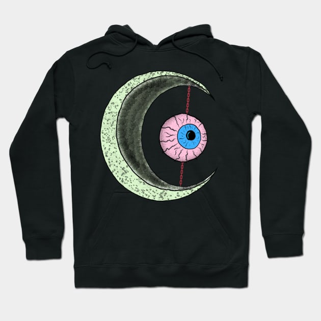 Chained Eyeball Hoodie by IcarusPoe